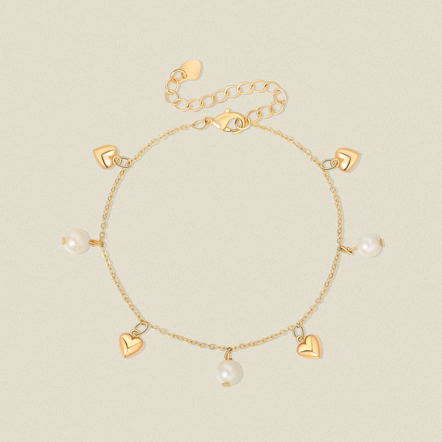 Love drops Pearl Bracelet